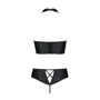 Комплект из эко-кожи Nancy Bikini black XXL/XXXL - Passion