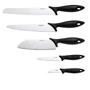 Набір кухонних ножів Fiskars Essential 6 шт. (1023782): Кількість предметів 6