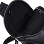 Чоловіча сумка-слінг Borsa Leather чорна (K15026-black) фото 11