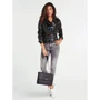 Жіноча сумка через плече Guess G Chain Convertible Xbody Flap чорна (HWVG7739210-BLA): Тип Сумки