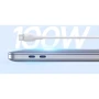 Кабель Baseus Cable USB-C to USB-C Pudding Series Fast Charging Cable 100W 2m White (P10355702221-01) фото 7