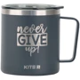 Термокухоль Kite Never give up 400 мл графіт (k22-379-01-1)