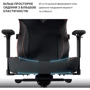 Кресло игровое Anda Seat Kaiser 4 Dark gray Fabric Size L фото 14