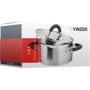 Кастрюля Vinzer Progresso 16х8 см 1.5 л (50052): Диаметр, см 16