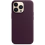 Чехол для iPhone Apple for iPhone 13 Pro Leather Case with MagSafe Dark Cherry (MM1A3) : Материалы кожа