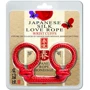 Наручники из японского шелка Japanese Silk Love Rope Wrist Cuffs, красный