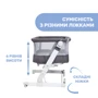Дитяче ліжечко Chicco Next2Me Pop-Up 79299.57 (8058664158218): Колеса 2 колеса