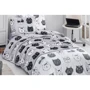 Комплект постельного белья LightHouse Ranforce Lovely Cats евро серый (57548_2.0LH)
