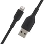 Кабель Belkin Cable USB to Lightning Braided 2m Black (CAA002BT2MBK): Длина 2 м