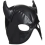 Маска Master Series Dungeon Demon Bondage Mask with Horns - Black