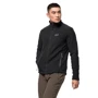 Толстовка Jack Wolfskin Midnight Moon Men 1703853-6000 52 черная на молнии: Вид Толстовки