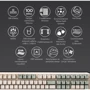 Клавиатура Ducky One 3 Cherry MX Speed Silver Matcha Cream UA (DKON2108-PUAPXМAEGGC1): Дополнительно украинская раскладка