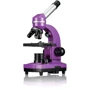 Мікроскоп Bresser Junior Biolux SEL 40x-1600x Purple з набором для дослідів та адаптером для смартфона (8855600TJ5000): Особливості С подсветкой, Питание от батареек
