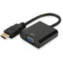 Адаптер Digitus Adapter HDMI to VGA Black (DA-70461)