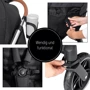 Коляска прогулочная Hauck Uptown Melange Black (14827-3) фото 11