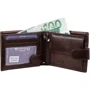 Чоловіче портмоне Buffalo Wild темно-коричневе (DNKN992L-BWJ-brown): Формат гаманця вертикальний