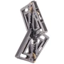 Зажимы для сосков с тяжелой подвеской LOCKINK Adjustable Nipple Clamps with Heavy Pendant - Grey