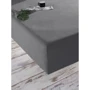 Простирадло на гумці Stonewash SoundSleep Adriatic dark gray темно-сіра 160х200 см (93198523): Склад 100% бавовна