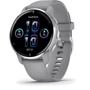 Смарт-часы Garmin Venu 2 Plus Silver Stainless Steel Bezel with Powder Gray Case and Silicone Band (010-02496-10)