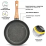 Сковорода Fissman Cosmic Black 20x4.5 см (4340): Материал корпуса Алюминий