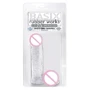 Фаллоимитатор Basix Dong, 19х4 см (прозрачный)