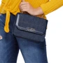 Женская сумка кросс боди GUESS темно-синяя (885503045075): Пол Женский
