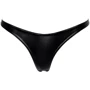 Трусики Noir Handmade P010 Powerwetlook thong Вlack, 3XL