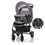 Универсальная коляска 2 в 1 Lorelli DAISY SET с автокреслом (dark grey lighthouse): Ширина шасси 49 см
