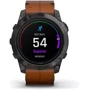 Смарт-часы Garmin Epix Pro (Gen 2) 51mm Sapphire Carbon Grey DLC Titanium with Chestnut Leather Band (010-02804-30): Дисплей 1.4 AMOLED (454x454)