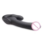 Evoke Rechargeable Vibrating Silicone Strapless Strap On - страпон 24.7x4 см, черный