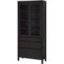 Шкаф с 3 ящиками ІКЕА HEMNES 90х197 см Чёрно-коричневый (703.717.71)