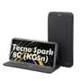 Аксесуар для смартфона BeCover Book Exclusive Black for Tecno Spark 8C (KG5n) (709043): Матеріал искусcтвенная кожа