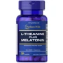 Puritans Pride L-Theanine Plus Melatonin L-теанин і мелатонін 30 капсул