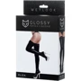 Чулки с кружевом Glossy Wetlook Eliza Вlack, S