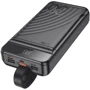 Внешний аккумулятор Hoco Power Bank 30000mAh J123B Element 22.5W+PD20W Black: Количество USB 4