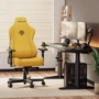 Кресло игровое Anda Seat Kaiser 3E XL Bright Yellow Fabric (AD23YC-XL-09-Y-CF-Y01)