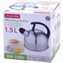Чайник Kamille KM-1080 1.5л: Область застосування Для электрических плит, Для индукционных плит, Для галогенных/стеклокерамических плит, Для газовых плит