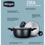 Кастрюля Ringel Zira с крышкой 24см/4.1л (RG-21006-24): Материал корпуса Алюминий