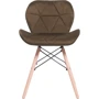 Стілець GT Racer X-D28 Plus Velvet Brown: Матеріал каркаса Текстиль, метал, дерево