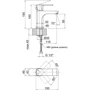 Смеситель для раковины Qtap Lipno 1023101CB: Термостат Нет
