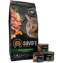 Набор корма Savory Gourmand для кошек сухой корм/2кг и консервы/600г (2700000021279): Возраст Для всех