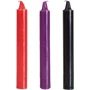 БДСМ свечи низкотемпературные Doc Johnson Japanese Drip Candles - 3 Pack Multi-Colored