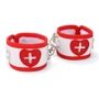Набор для БДСМ игр sLash BDSM-NEW PVC Nurse Bondage Set, White