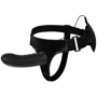Страпон LYBAILE Pretty Love Marvin Strap-On Harness Vibrating Black 16,2 см