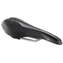 Сідло Selle Royal SCIENTIA M1 Moderate, 3D skingel, оббивка Black gummy / Black mokka, 289х141мм, 425г, рейли сталь + Curva suspension, unisex, чорне