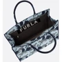 Женская сумка шоппер Furla OPPORTUNITY L TOTE голубая (WB00255BX1192TI000): Застежка Без застежки