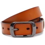 Женский ремень Borsa Leather желтый (CV1ZK-008g-ginger)