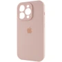 Чехол для iPhone Mobile Case Silicone Case Full Camera Protective Pink Sand for iPhone 15 Pro Max: Материалы Силикон