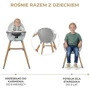 Стульчик для кормления KinderKraft Fini 2 Grey (Hnrt_4819): Материал дерево