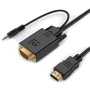 Кабель и переходник Cablexpert HDMI - VGA+3.5 мм V 1.4 (M/M) 3 м (A-HDMI-VGA-03-10)